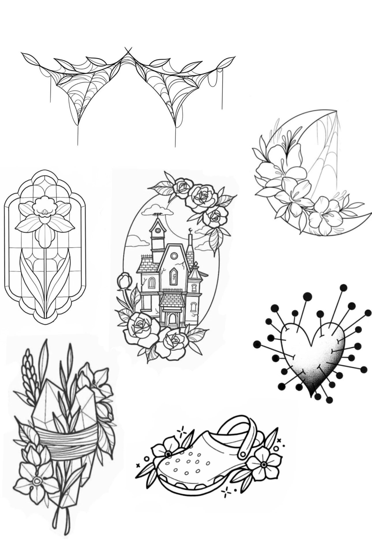 Original flash tattoo design 4 by Dead Doll Tattoos, Brisbane