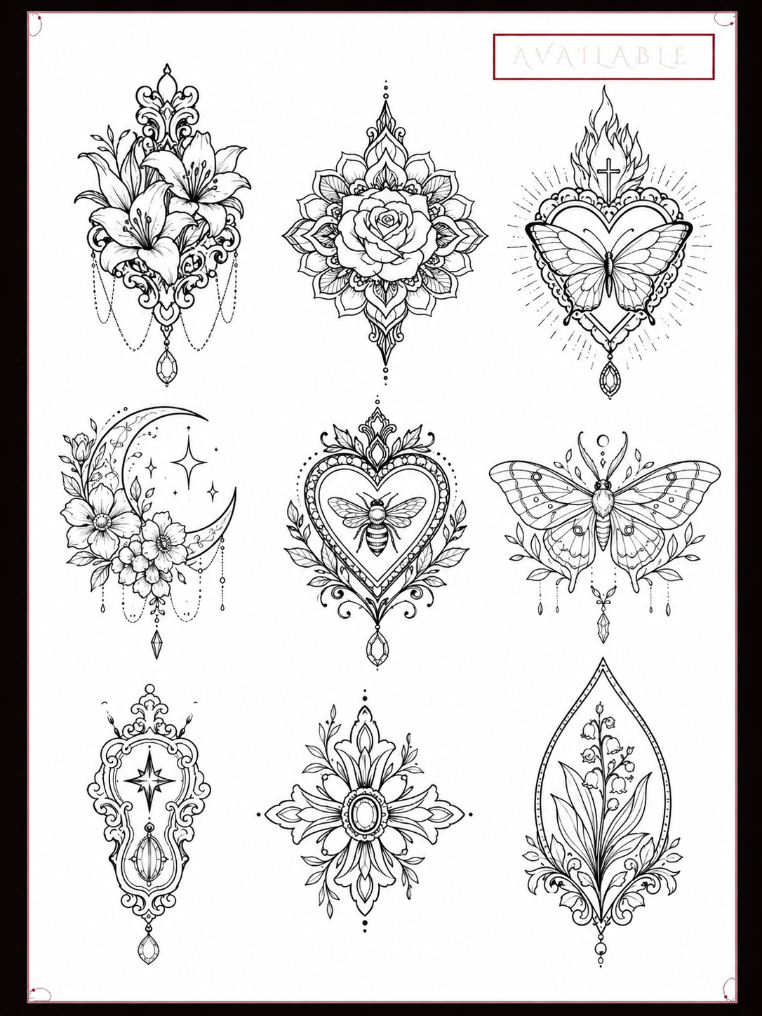 Original flash tattoo design 8 by Dead Doll Tattoos, Brisbane